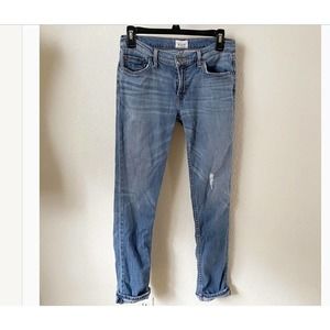 NWT Hudson Tally Crop Skinny Jeans Distressed Sz 30